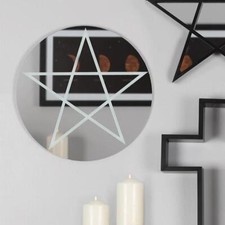 Round Pentagram Mirror
