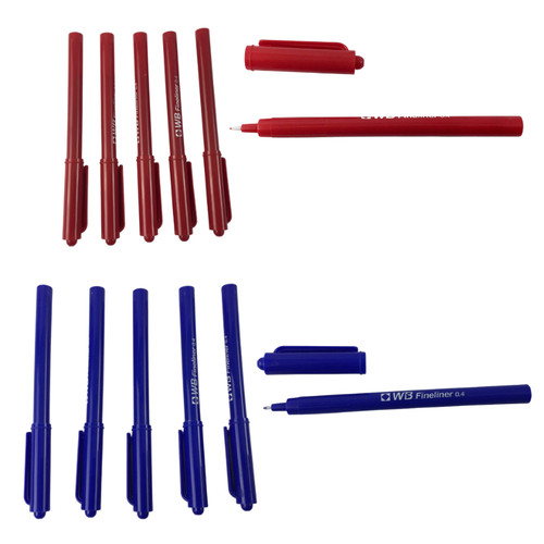 Blue red fine line - fine,