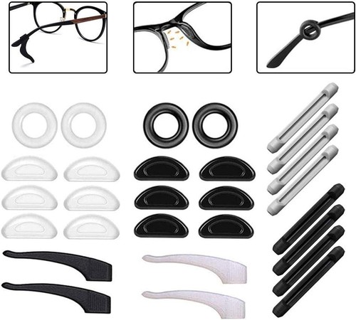 Eyeglass nose pads - pads, silicone