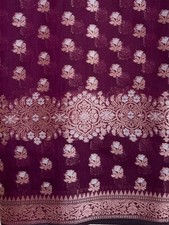 Plum  Cotton Silk Indian