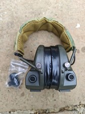 Selex Electronic Ear Defenders Noise Reduction Shooting Ear Protection Army Used