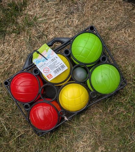 Pcs colourful plastic boules - colourful,