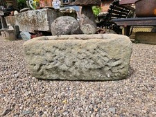 Antique stone trough hand - stone,