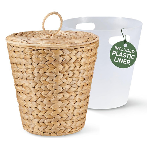 Stylish gallon wicker trash - stylish,