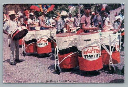 Early steel drum band - drum,
