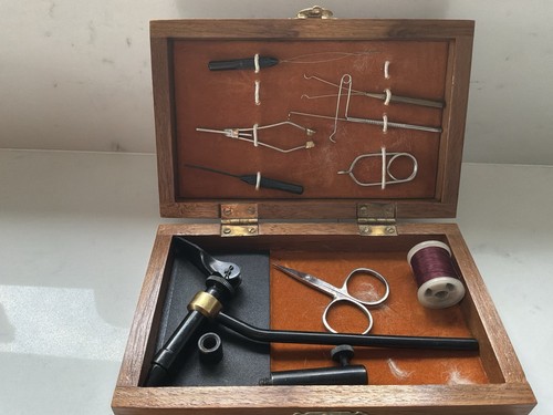 Vintage fly tying - tying, kit