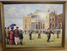 Framed Golf Print ‘The Winning Putt’ By Kevin Walsh Art Picture 17x13” No Glass