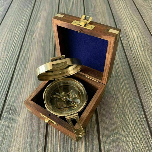 Brunton compass wooden - brunton, box