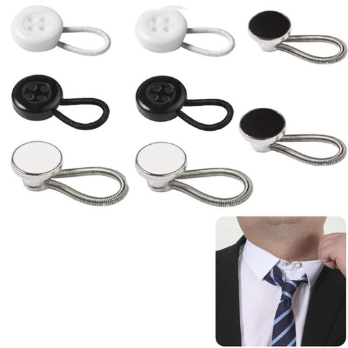 8pcs metal collar - collar, button