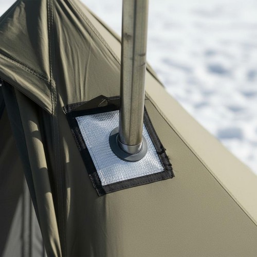 Hot tent with heater - tent,