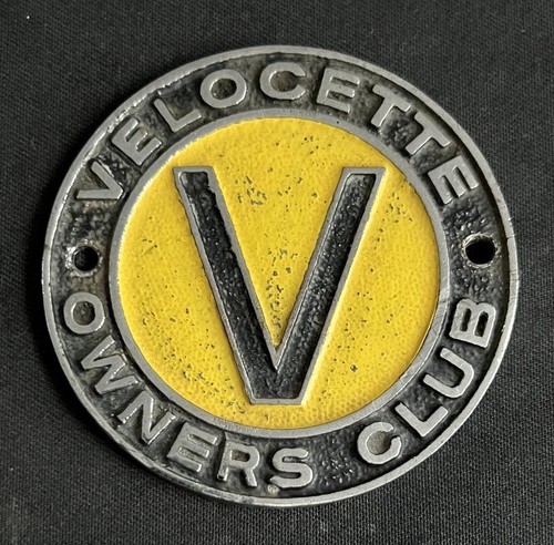 Velocette owners club - club, vintage
