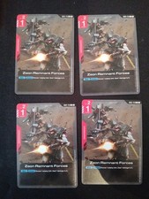 Gundam TCG Newtype Rising Gd01-115 Zeon Remnant Forces Playset X4