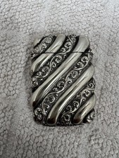 Vesta case silver plate hinged - case,