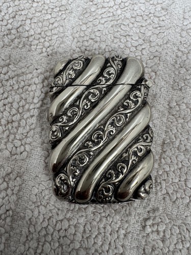 Vesta case silver plate hinged - plate,