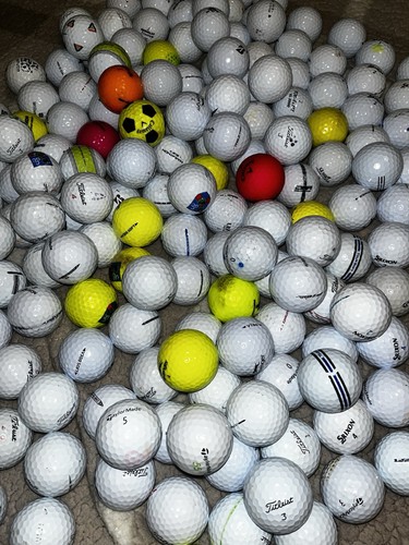 Mixed golf balls - mixed, used