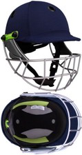 Kookaburra Pro 600F Navy Cricket Helmet - Steel Grill - Free P&P