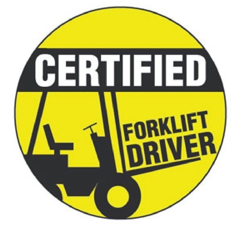Certified forklift driver hard - forklift,