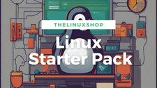 Linux Starter Pack - 5 x Live Bootable Linux Install OS on DVD