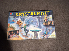 Vintage 1991 MB Games CRYSTAL MAZE Board Game 99% complete