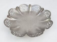 Vintage English Pewter Shallow Fruit Bowl (Dia 20cm)