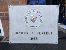 Vintage 1965 Babcock & Wilcox