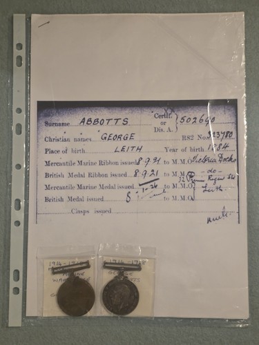 Ww1 merchant navy - ww1, pair