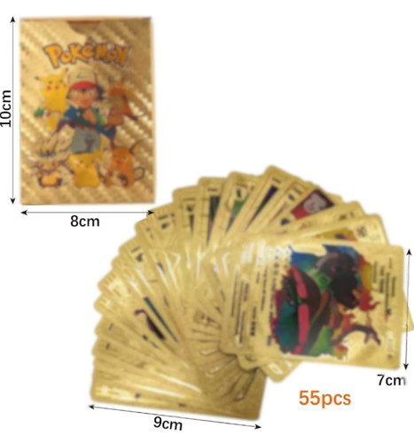 55pcs pokemon card foil - pokemon,