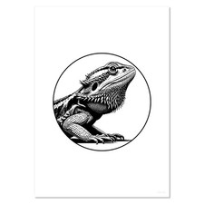 'Bearded Dragon Lizard' Wall