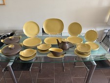 Choice Poole Pottery Brazil Brown & Mustard 1950s Tableware Priced Individually