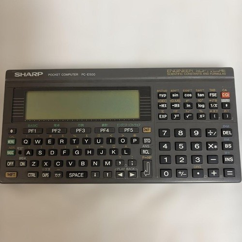 Sharp e500 pocket computer - pocket,