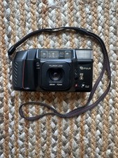 Fuji DL-400 Tele 35mm Film Point and Shoot Camera Black Tested