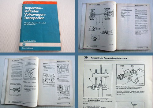 Repair guide transporter t3 - guide, vw