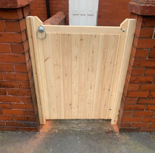 Wooden garden gate - t&g style gate -3ft x 3ft - treated or untreated