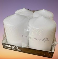 4x IKEA HEMSJO Unscented White