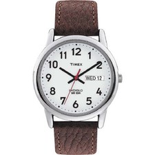Timex Watch T2004 1Mens Indiglo Easy Reader Day Date RRP £55.00