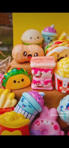 Food squishy toys - food,