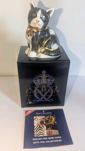 Royal crown derby kitten black - royal,