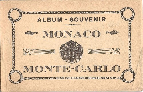 Old souvenir postcard - souvenir, album