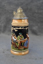 German beer stein cobalt - beer,
