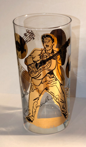 Elvis presley drinking glass - drinking,