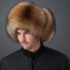 Winter Men's 100% Real Raccoon