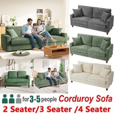 Modern 3/4 Seater Corduroy