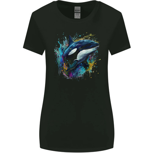 Colourful orca killer whale - colourful,