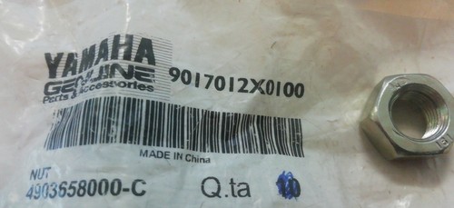 Yamaha clutch nut 90170 - yamaha, 90170-12x01