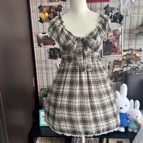 Plaid way tunic - 2-way, mini