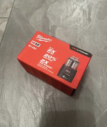 Milwaukee m12 0ah battery - 2.0ah,