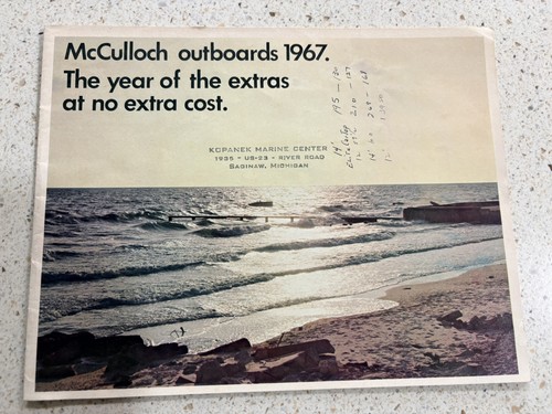 1967 mcculloch outboards - 1967, motor