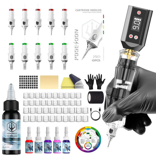 Wireless tattoo gun kit - tattoo,