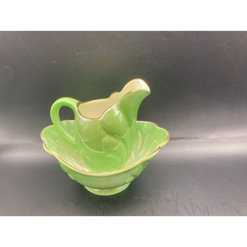 Vintage maling pottery green - maling,