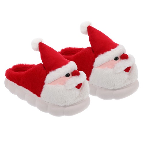 Pair warm santa slippers - pair, of